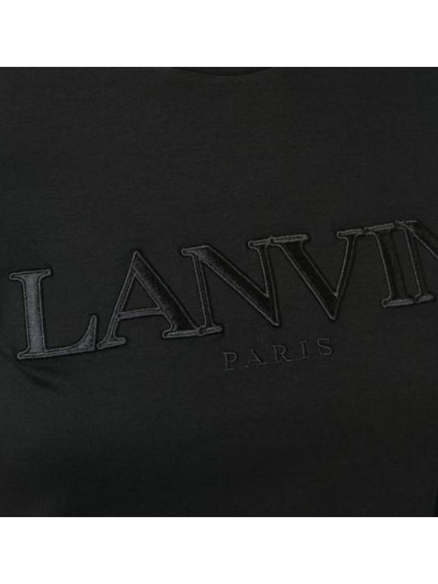 Short Sleeve T Shirt RWTS0030J208 10 Black - LANVIN - BALAAN 3