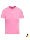 Le Gros Grain Short Sleeve T-Shirt Pink - JACQUEMUS - BALAAN 2