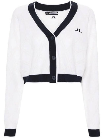 Thorina Knit Cardigan White - J.LINDEBERG - BALAAN 1