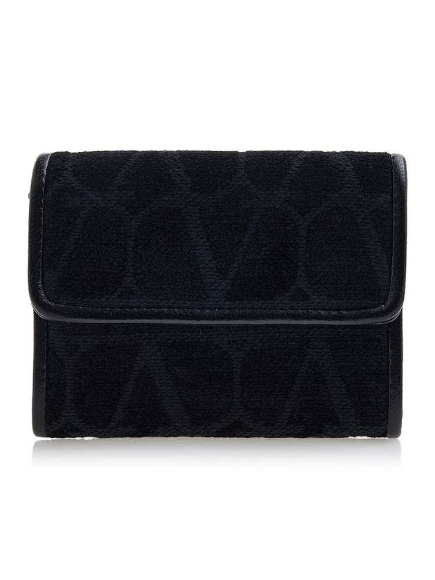 Toile Iconographe Card Wallet Black - VALENTINO - BALAAN 2