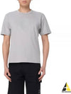 Metropolis Series Mercerized Jersey Logo Badge Short Sleeve T-Shirt Grey - CP COMPANY - BALAAN 2