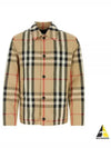 Check Nylon Jacket Beige - BURBERRY - BALAAN 2