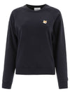 Fox Head Patch Adjusted Sweatshirt Black - MAISON KITSUNE - BALAAN 1