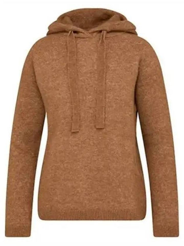 FONDI alpaca hood knit brown camel 270326 - MAX MARA - BALAAN 1