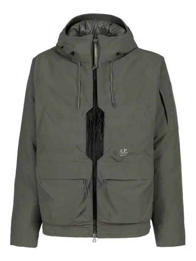 Micro-M Drawstring Hooded Jacket Green - CP COMPANY - BALAAN 2