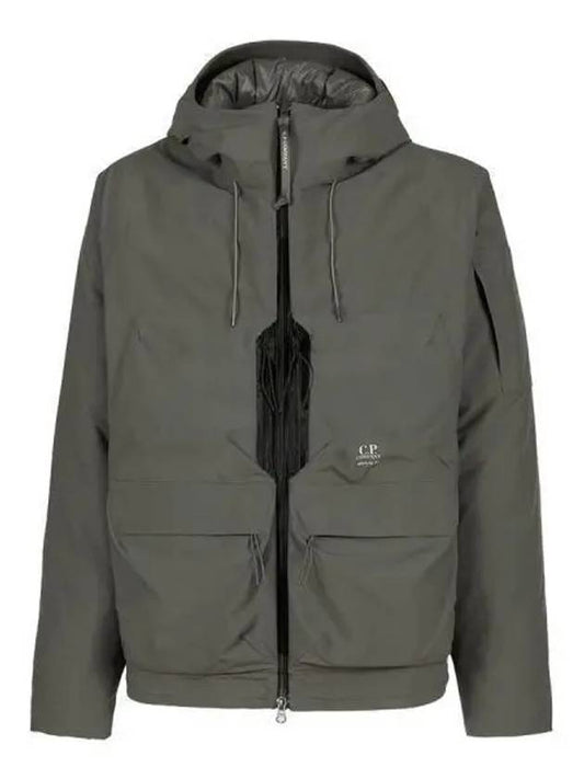 Micro-M Drawstring Hooded Jacket Green - CP COMPANY - BALAAN 2