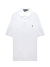 Embroidery Pony Logo Cotton Short Sleeve Polo Shirt White - POLO RALPH LAUREN - BALAAN 2