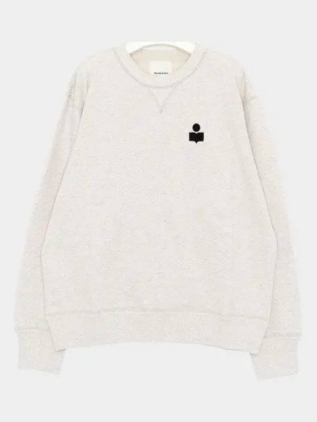 Mike Logo Cotton Sweatshirt White - ISABEL MARANT - BALAAN 2