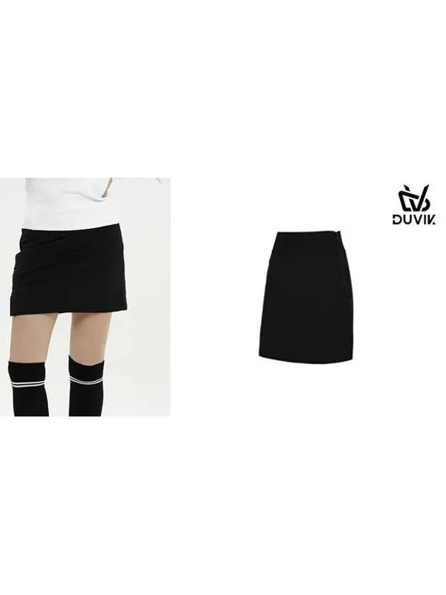 A-line high waist padded culottes DD4WCU481BK - DUVIK - BALAAN 7