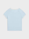 Triomphe Cotton Jersey Short Sleeve T-Shirt Pastel Blue - CELINE - BALAAN 4