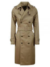 Greta double-breasted cotton trench coat beige - A.P.C. - BALAAN 2