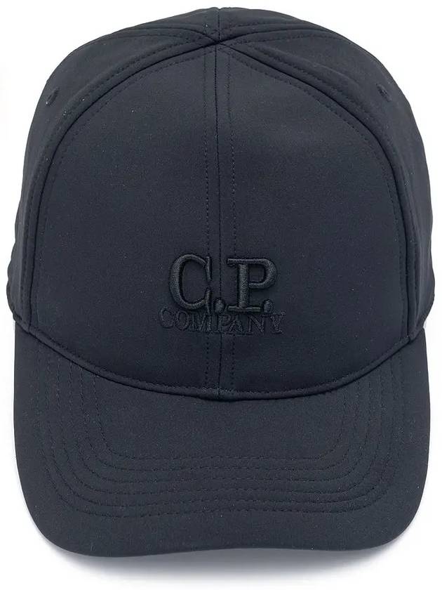 Embroidered Logo Ball Cap Black - CP COMPANY - BALAAN 3