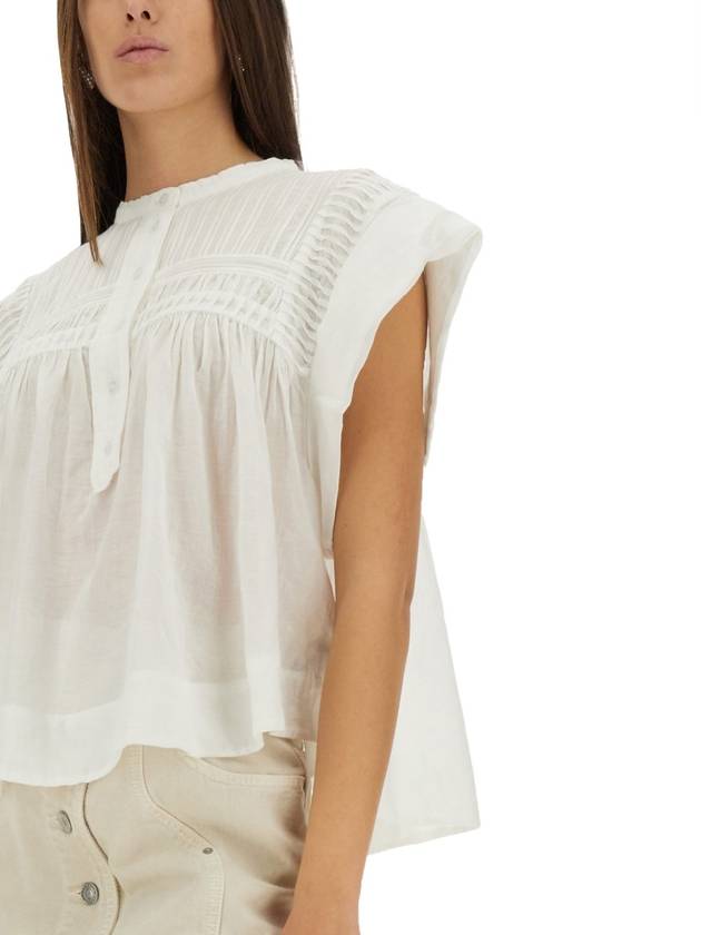 SHIRT "LEAZA" - ISABEL MARANT ETOILE - BALAAN 4