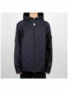 Etiache Rain Hooded Zip Up Blue - MONCLER - BALAAN 3