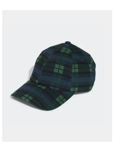 adidas Tartan Basketball Cap Navy Green IY1536 - ADIDAS - BALAAN 1