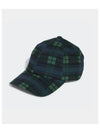 Tartan Check Ball Cap Navy Green - ADIDAS - BALAAN 2