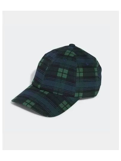 adidas Tartan Basketball Cap Navy Green IY1536 - ADIDAS - BALAAN 2