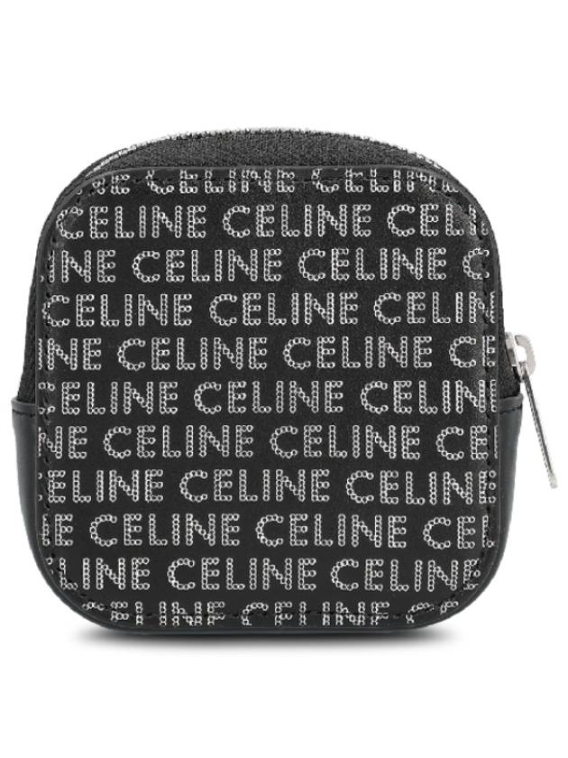 Logo Monogram Coin Wallet Black - CELINE - BALAAN 4