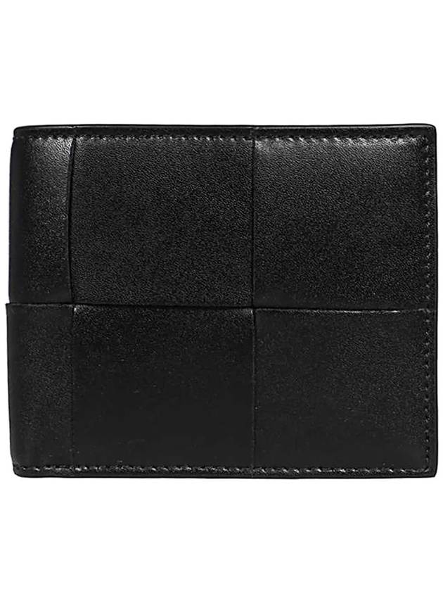 Intrecciato Cassette Half Wallet Black - BOTTEGA VENETA - BALAAN 3