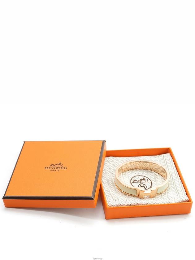 Click Ash Bangle Berfiz Rose Gold 68428 - HERMES - BALAAN 6