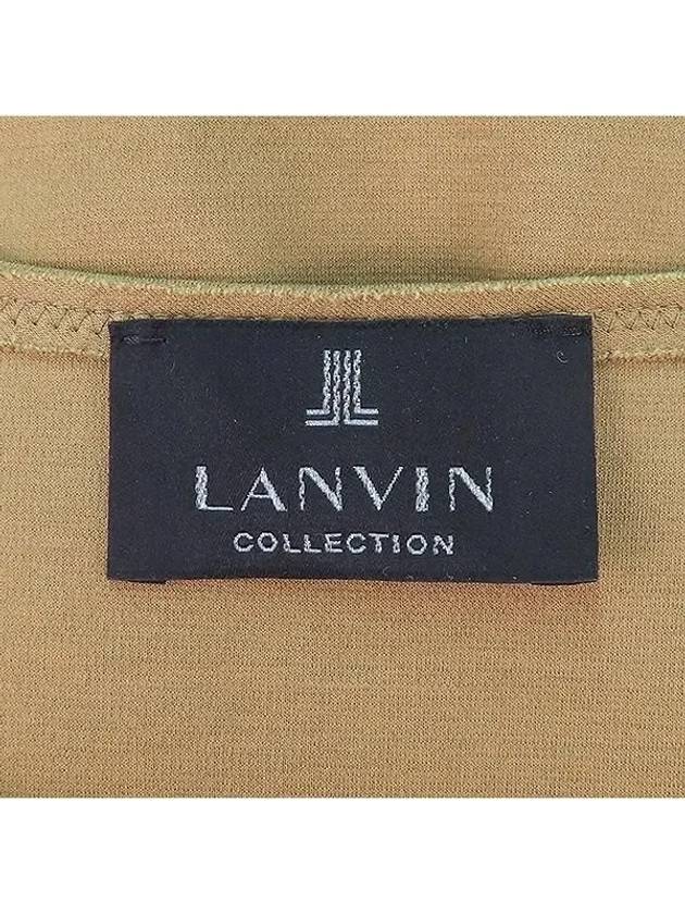 Collection khaki color women s short sleeves - LANVIN - BALAAN 4