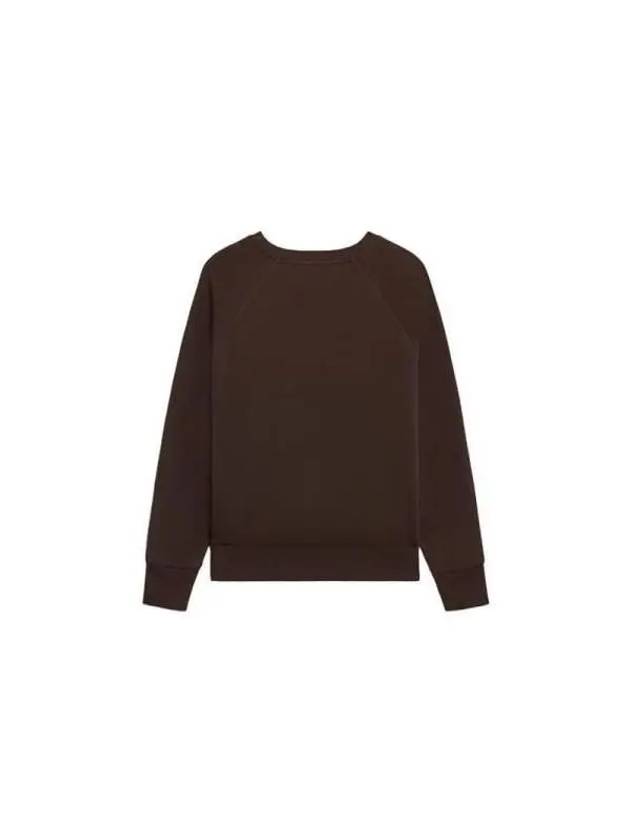 Triomphe Cotton Fleece Sweatshirt Kakao - CELINE - BALAAN 4