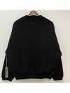 Logo Fleece Sweatshirt Black 192BT246260F - FEAR OF GOD ESSENTIALS - BALAAN 3