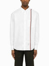 RWB Stripe Cotton Shirt White - THOM BROWNE - BALAAN 5