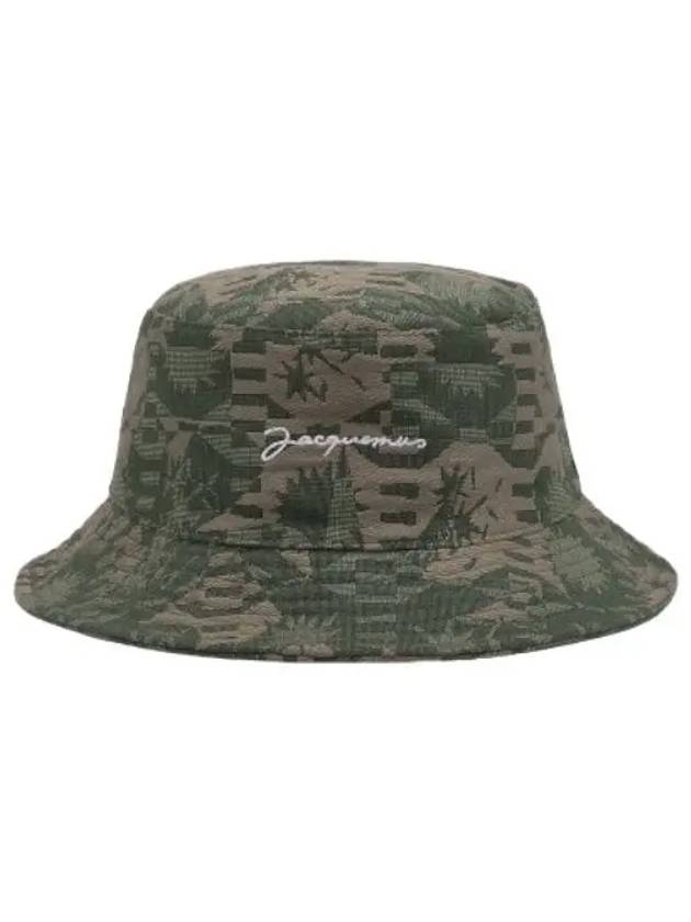 Jacquemus Le Bob Tecido bucket hat khaki - JACQUEMUS - BALAAN 1