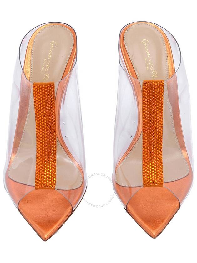 Gianvito Rossi Ladies Transparent Sigma 105mm Mules, Brand Size 37.5 ( US Size 7.5 ) - GIANVITO ROSSI - BALAAN 3