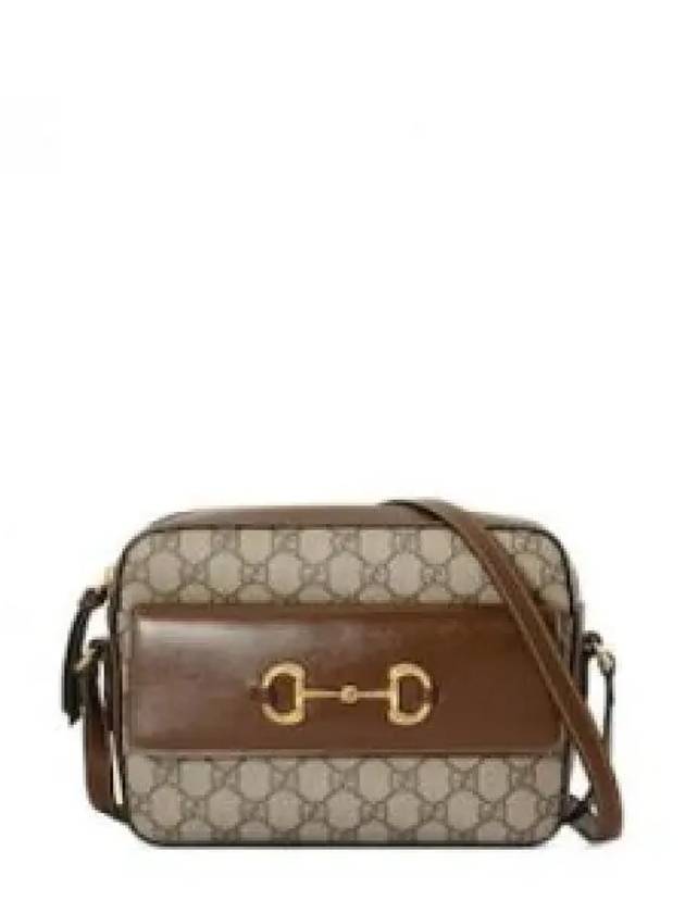 Horsebit 1955 Small Cross Bag Beige Brown - GUCCI - BALAAN 2