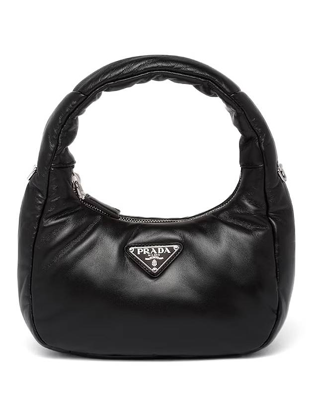 Soft Padded Nappa Leather Mini Bag Black - PRADA - BALAAN 2