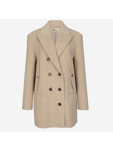 Cape Handmade Peacoat Oatmeal - REAL ME ANOTHER ME - BALAAN 1