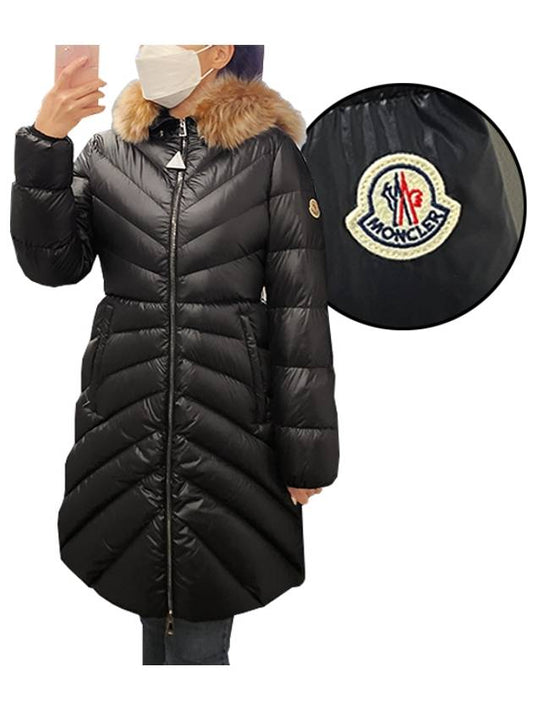 Women's Chandre Long Down Padding Black - MONCLER - BALAAN 2