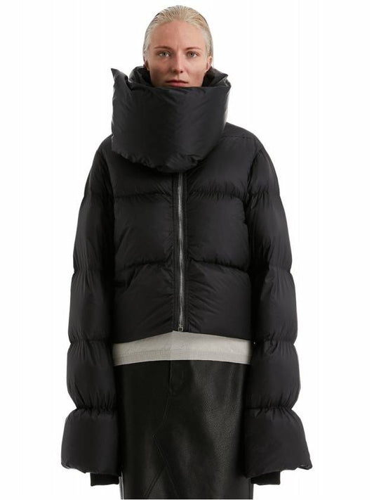 Funnel neck Light Weight Down Padding Black - RICK OWENS - BALAAN 2