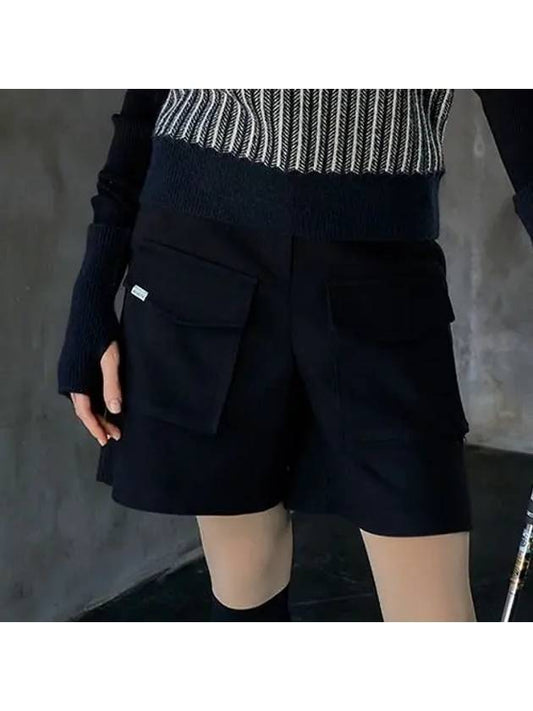 Brushed Pocket Shorts Black - BENECIA12 - BALAAN 1