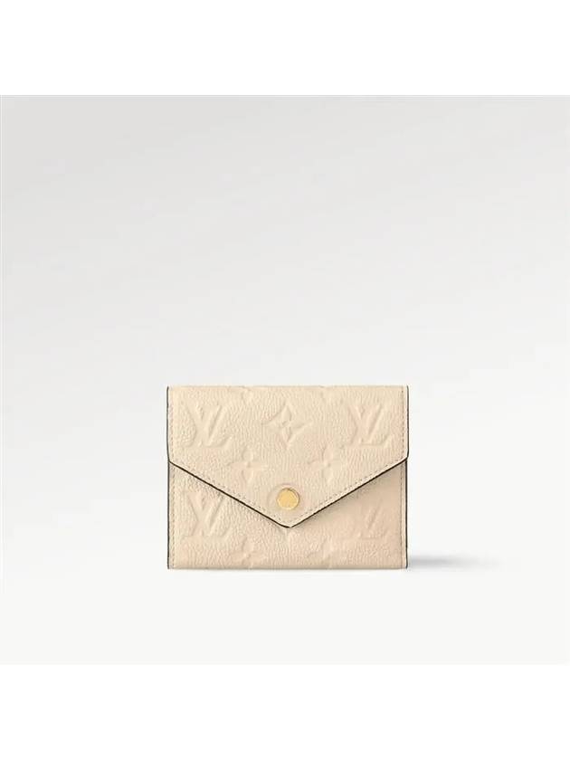 Victorine Leather Half Wallet Beige - LOUIS VUITTON - BALAAN 2