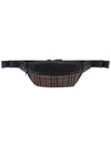 Sony Vintage Check Belt Bag Archive Beige Black - BURBERRY - BALAAN 1