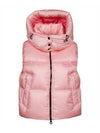 Women's Vindemiatrix Zipper Padded Vest Pink - DUVETICA - BALAAN 1