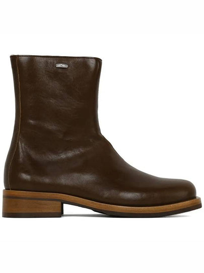 Camion Woodstock Leather Ankle Boots Brown - OUR LEGACY - BALAAN 2