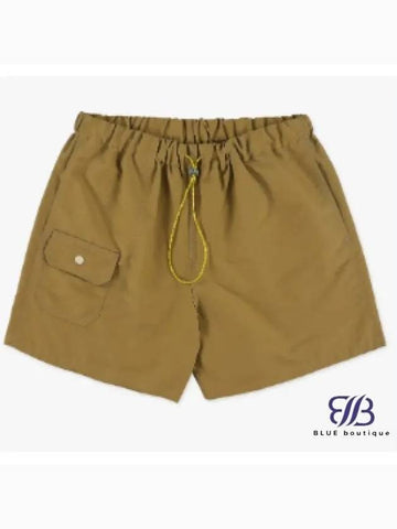 DOPPLER EFFECT SHORTS KHAKI WATER REPELLENT NYLON - HOWLIN' - BALAAN 1