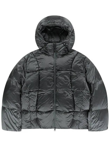 Fade Goose Down Short Puffer Charcoal - OFFGRID - BALAAN 1