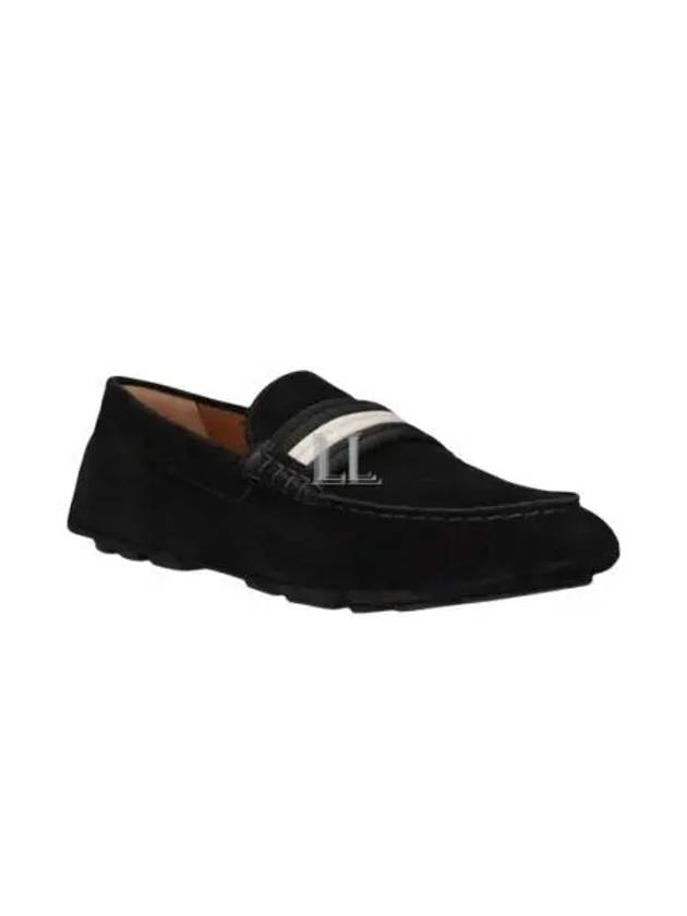 Kansan Suede Driving Shoes Black - BALLY - BALAAN 2