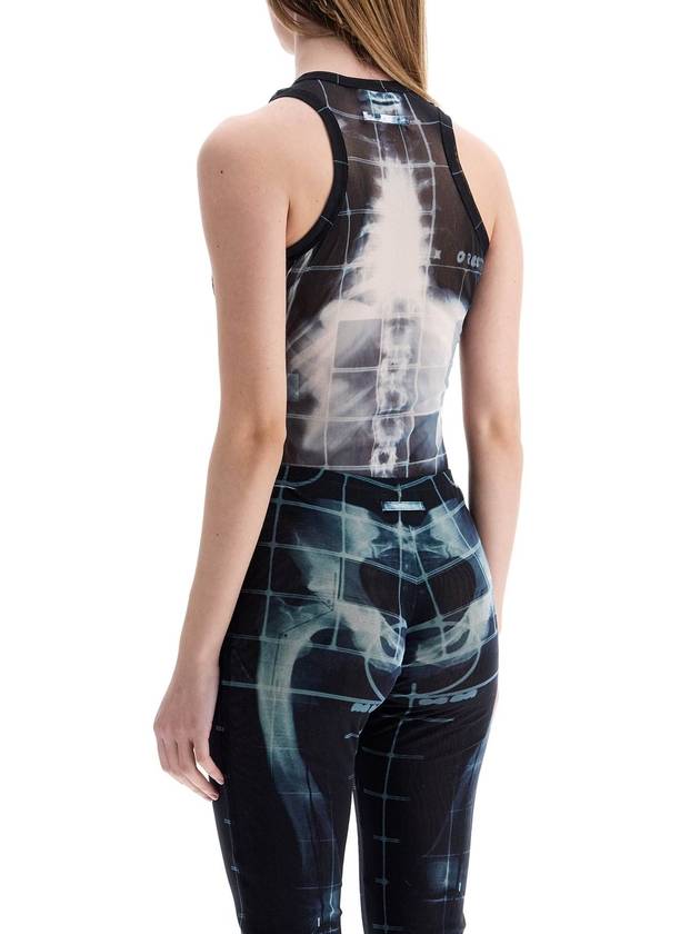 body in black polyamide with x-ray print - JEAN PAUL GAULTIER - BALAAN 3