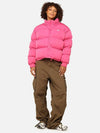 Graffiti Crop Puffer Padded Bubblegum - STUSSY - BALAAN 3