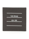 Three Stripes Logo Card Wallet FAW049A 05808 - THOM BROWNE - BALAAN 3