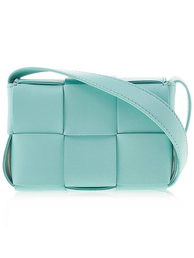 Intrecciato Cassette Small Cross Bag Celadon - BOTTEGA VENETA - BALAAN 4