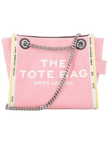 Marc Jacobs The Mini Tote Bag Denim - MARC JACOBS - BALAAN 1