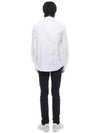 Contour Fox Head Casual Long Sleeve Shirt White - MAISON KITSUNE - BALAAN 6