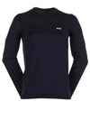 Logo Print Regular Fit Sweatshirt Navy - HUGO BOSS - BALAAN 2